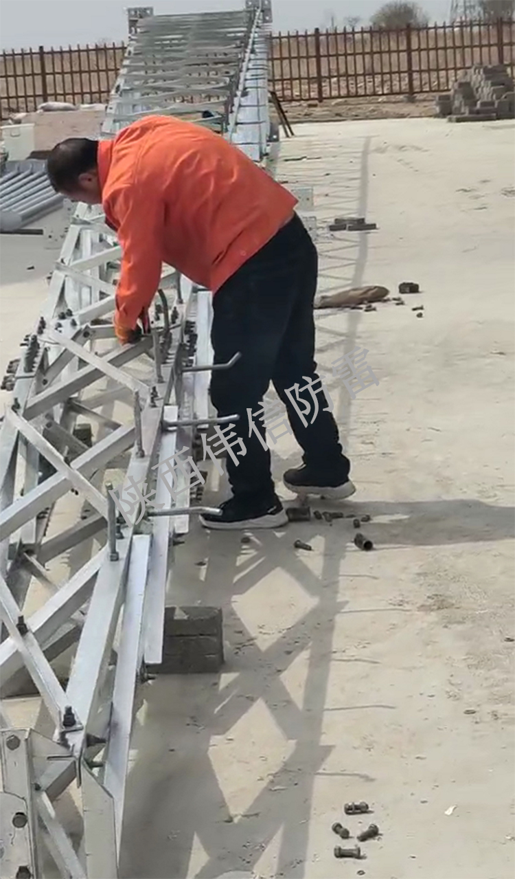 江蘇射陽縣GFL四角避雷塔安裝項目3 江蘇射陽縣GFL四角避雷塔安裝項目3