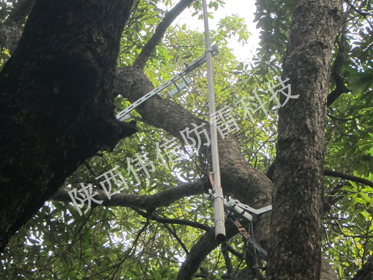 古樹(shù)防雷專用輕質(zhì)避雷針產(chǎn)品展示圖一