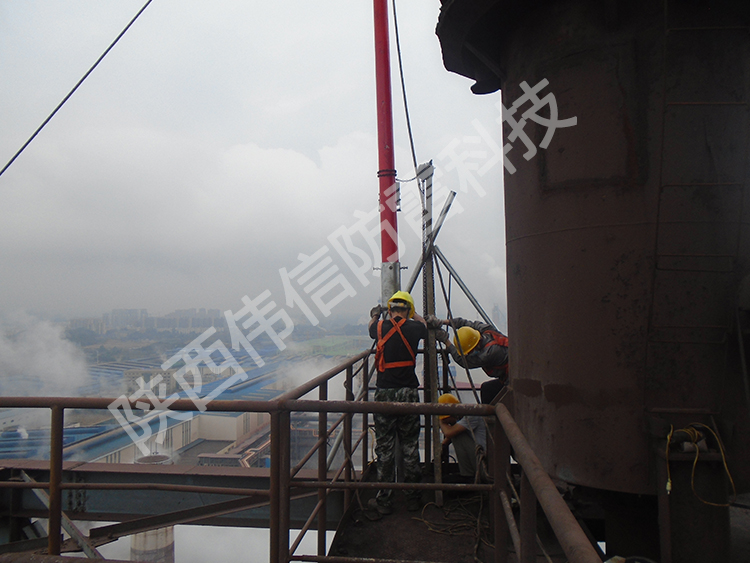 16米玻璃鋼避雷針，工廠專用抗干擾防側(cè)擊絕緣避雷針產(chǎn)品展示四