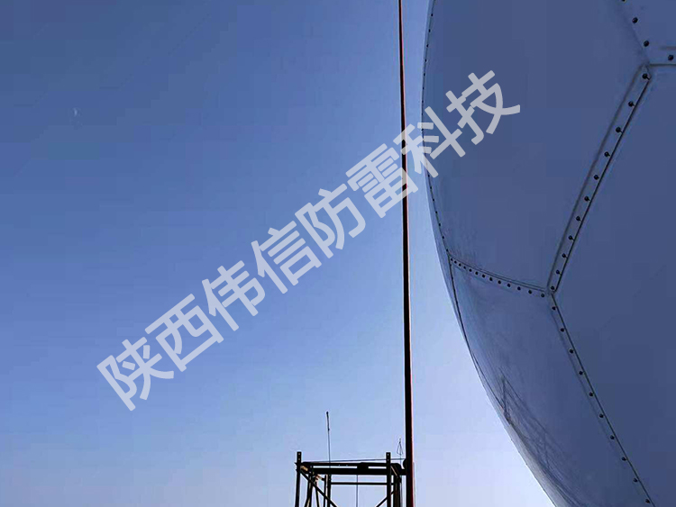 21米高強(qiáng)度玻璃鋼避雷針，氣象雷達(dá)站專用避雷針，防側(cè)擊絕緣接閃器產(chǎn)品展示一